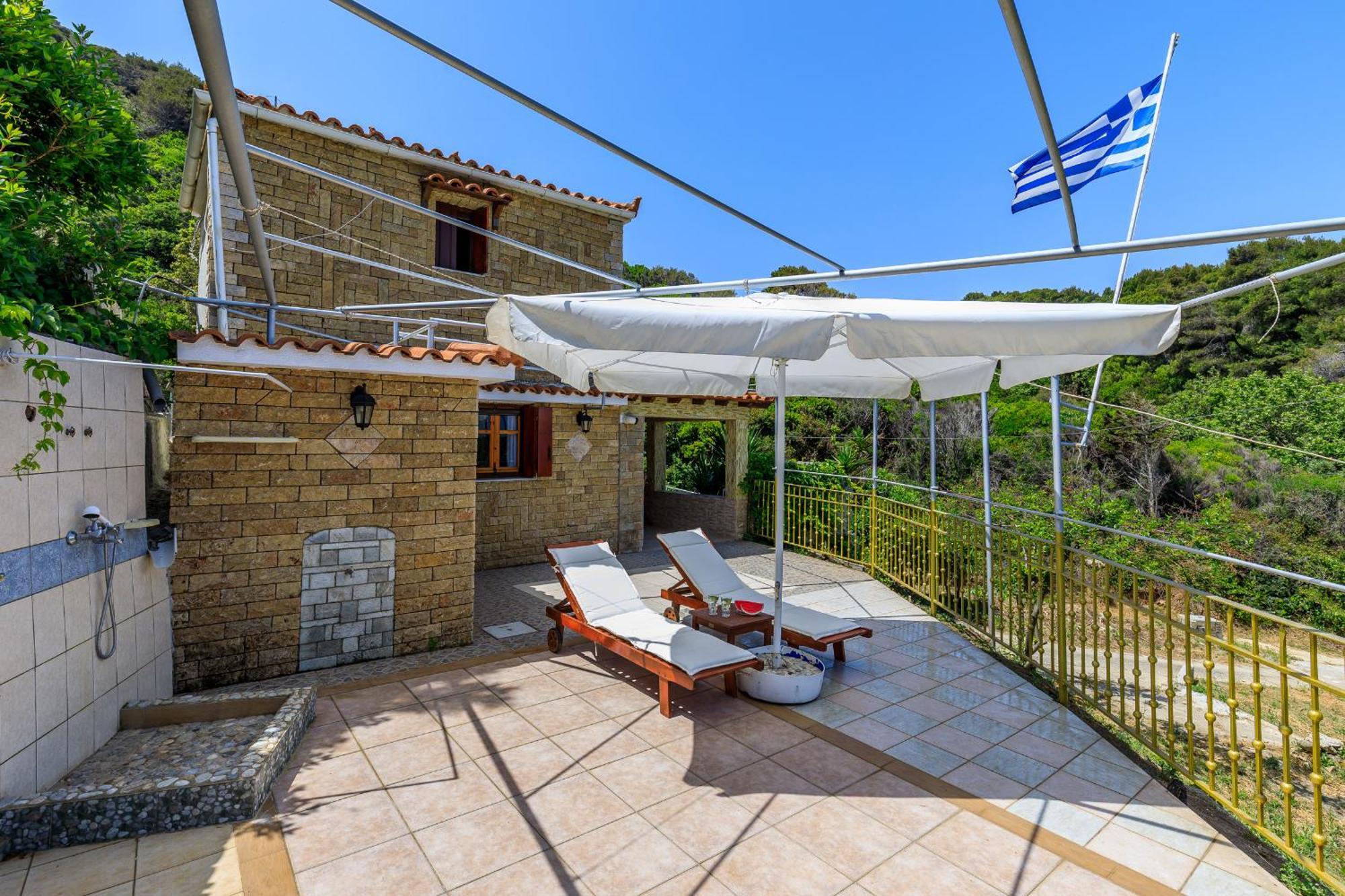 Nerissa Cottage - Skopelos Glossa Atheato エクステリア 写真